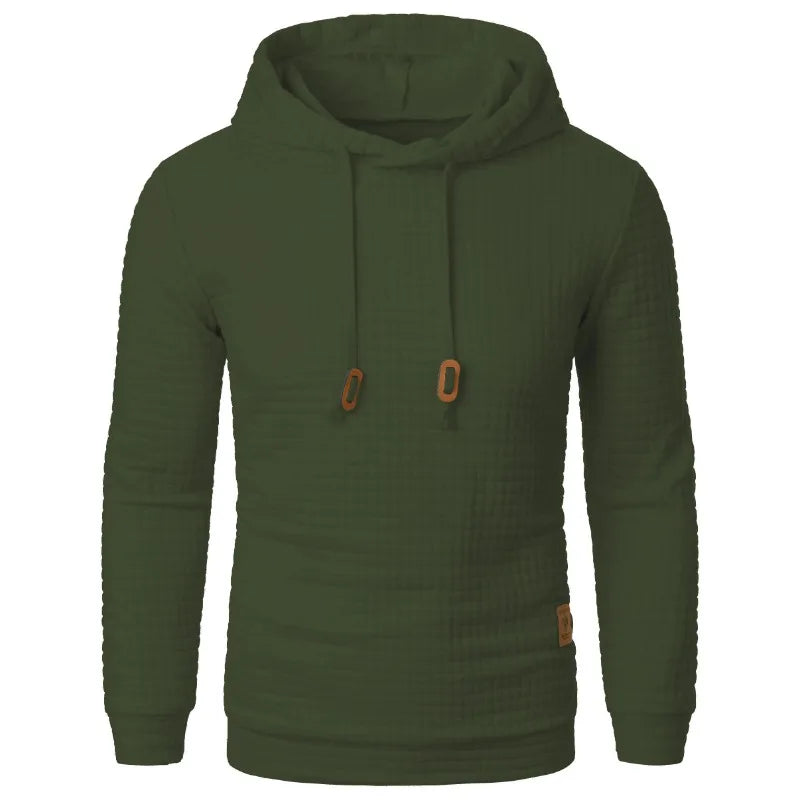 New Outdoor Men's Long Sleeve Hoodie Sweatshirts Autum Breathable Solid Color Coats Sport Streetwear Pullover Tracksuit Men