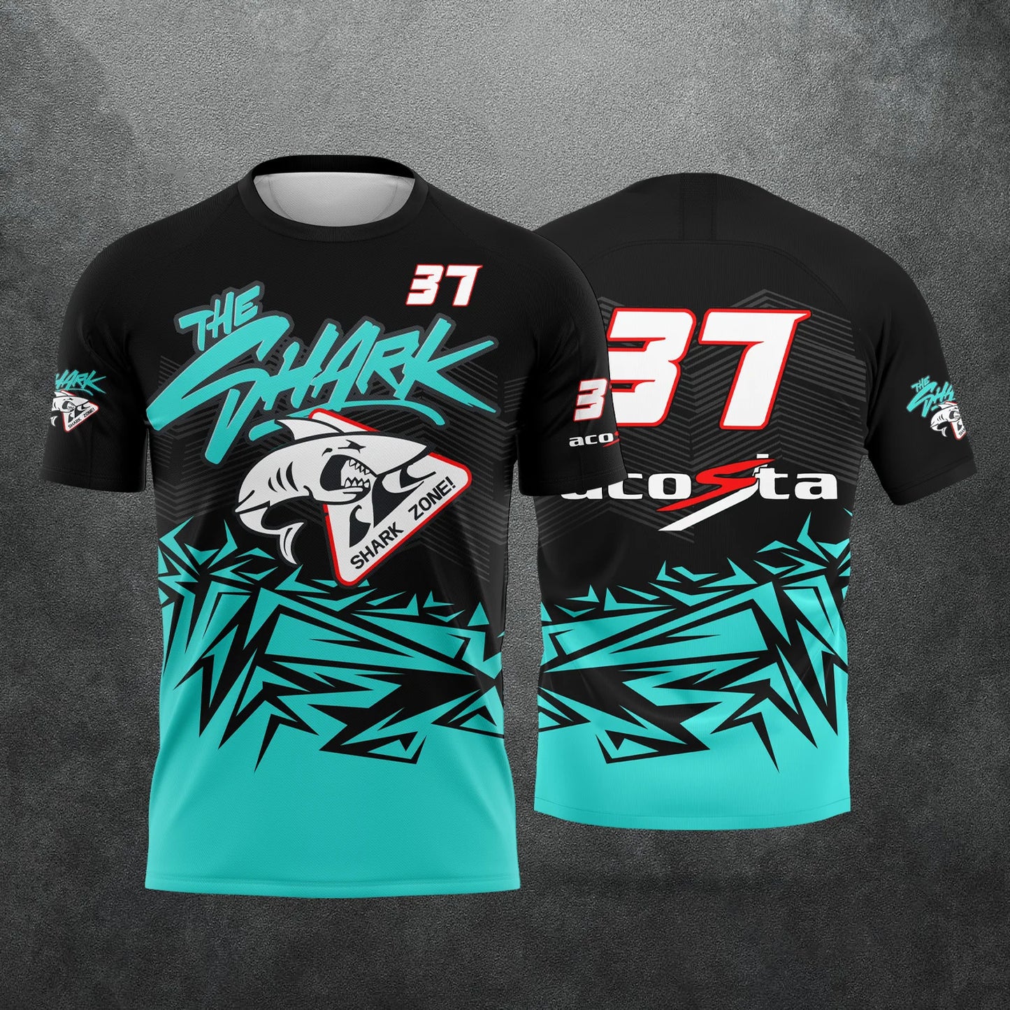 2026 New Racing No.37 Rider Pedro Acosta   Fan 3D Printed Pattern T-Shirt  the shark Men Women Summer Casual Short Sleeve