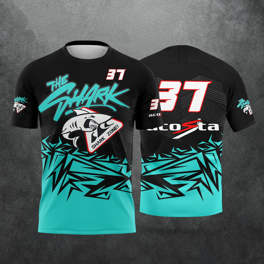 2026 New Racing No.37 Rider Pedro Acosta   Fan 3D Printed Pattern T-Shirt  the shark Men Women Summer Casual Short Sleeve