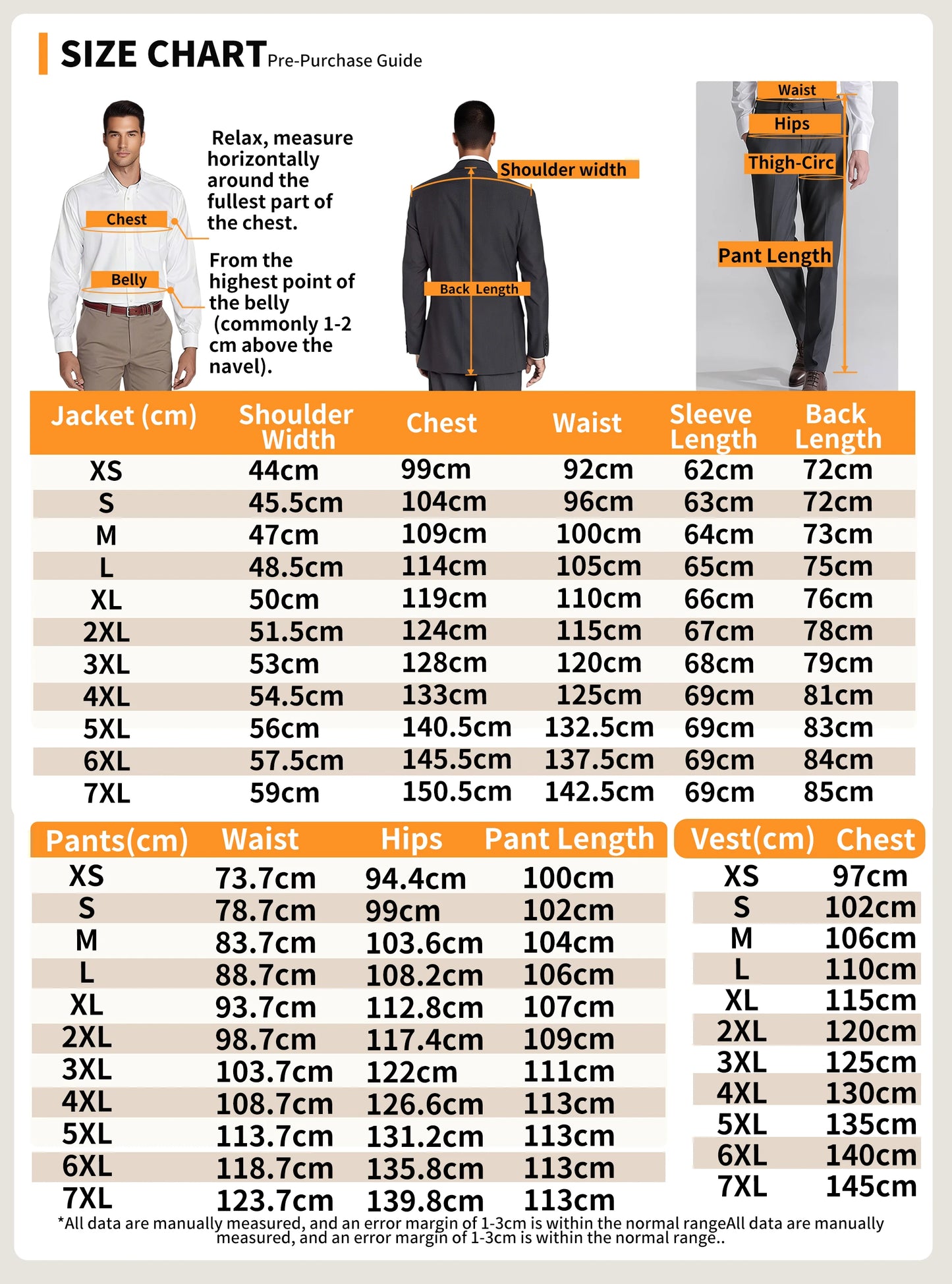 Men's Suit 3 Piece Set Blazer Vest Pants Slim Fit Formal Business Jacket Wedding Tuxedo for Groom Groomsman Business Banquet