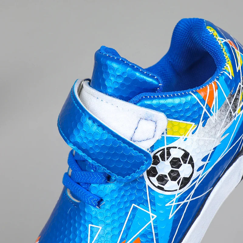 Children's Fashion All-Season Casual Flat Shoes Cartoon Cool Boys and Girls Football Casual Sports Shoes