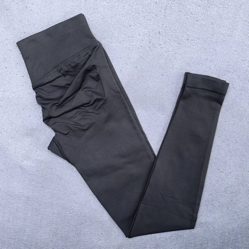 Leggings Women Scrunch Bum Gym Legging Seamless Yoga Legging Workout Yoga Pants Low Ribbed Waistband Sports Tights