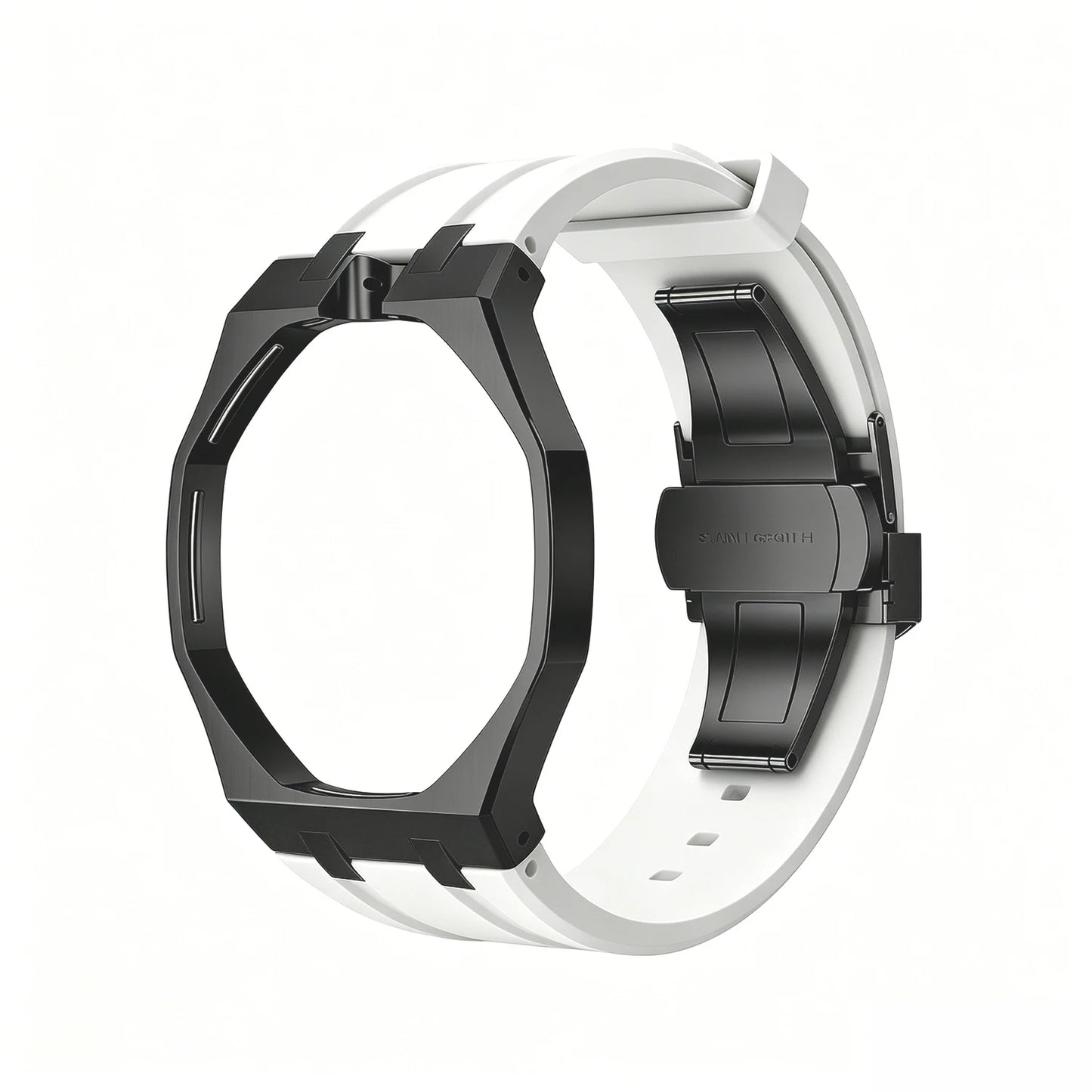 Luxury Stainless Steel Case Silicone Strap Modification Kit for Swatch X AP Royal POP Pocket Watch Transformation Wristwatch