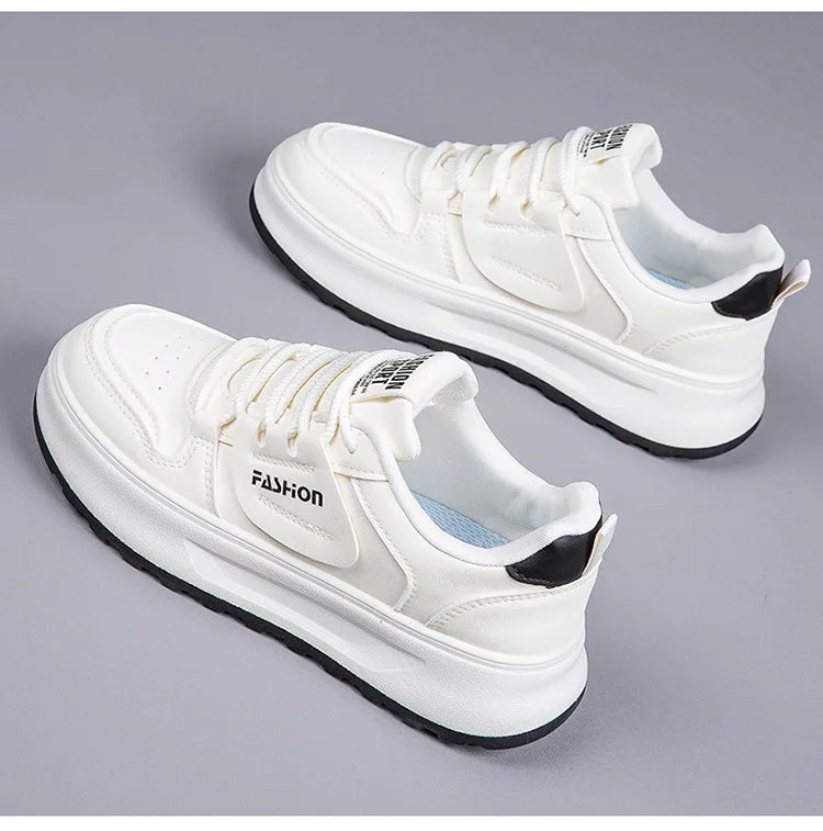 Comfortable Women's Sneakers 2026 New White Sneakers For Ladies Casual Shoes Women Fashion Flat Female Platform Shoes Woman