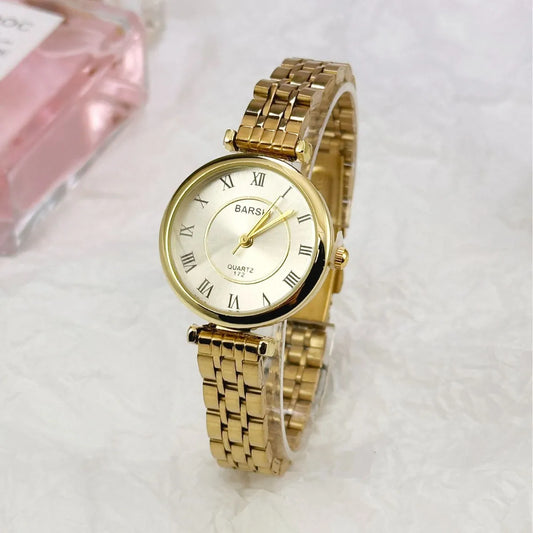 UTHAI New Women's Watch Steel Strap Exquisite Ladies' Watches Simple Thin Compact Fashion Wrist Watch Clock