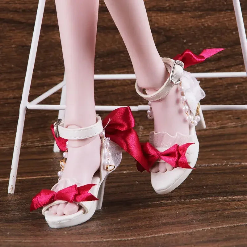 Fashion 60cm Doll's Shoes for 1/3 Bjd Doll Sneakers Long Boots Leather Shoes, High Heels Diy Girl Toys Dress Up Doll Accessories