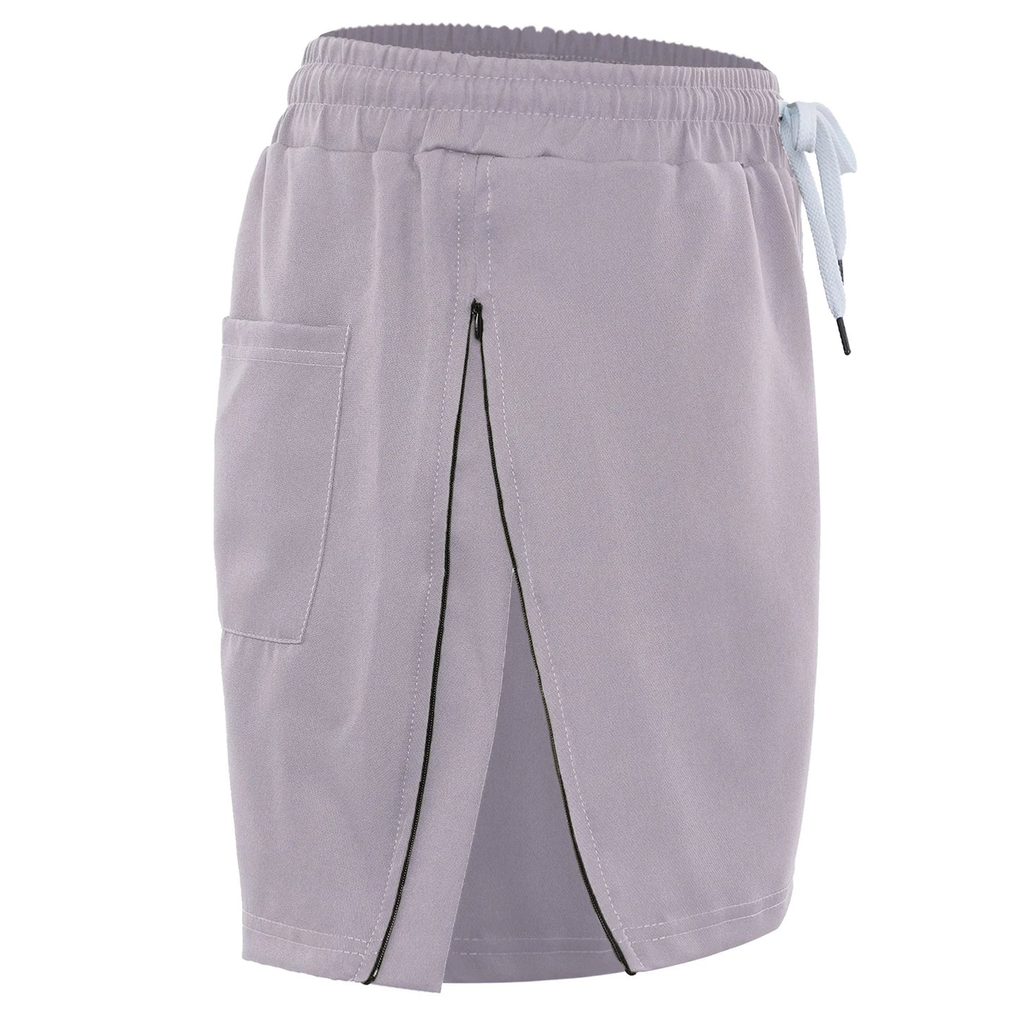 Mens Athletic Sports Shorts with Pocket Sides Invisible Zipper Quick-Drying Beach Shorts Workout Basketball Cycling Gym Fitness