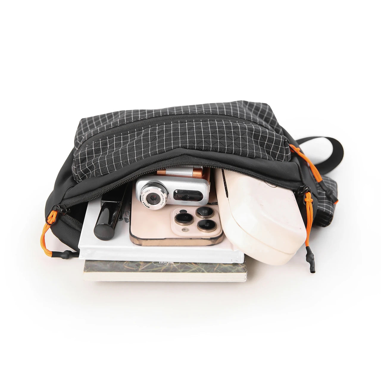2025 New Pattern Lightweight Waterproof Nylon Fabric Small Square Bag for Women - Single Shoulder Crossbody Compact Bag for Mobi