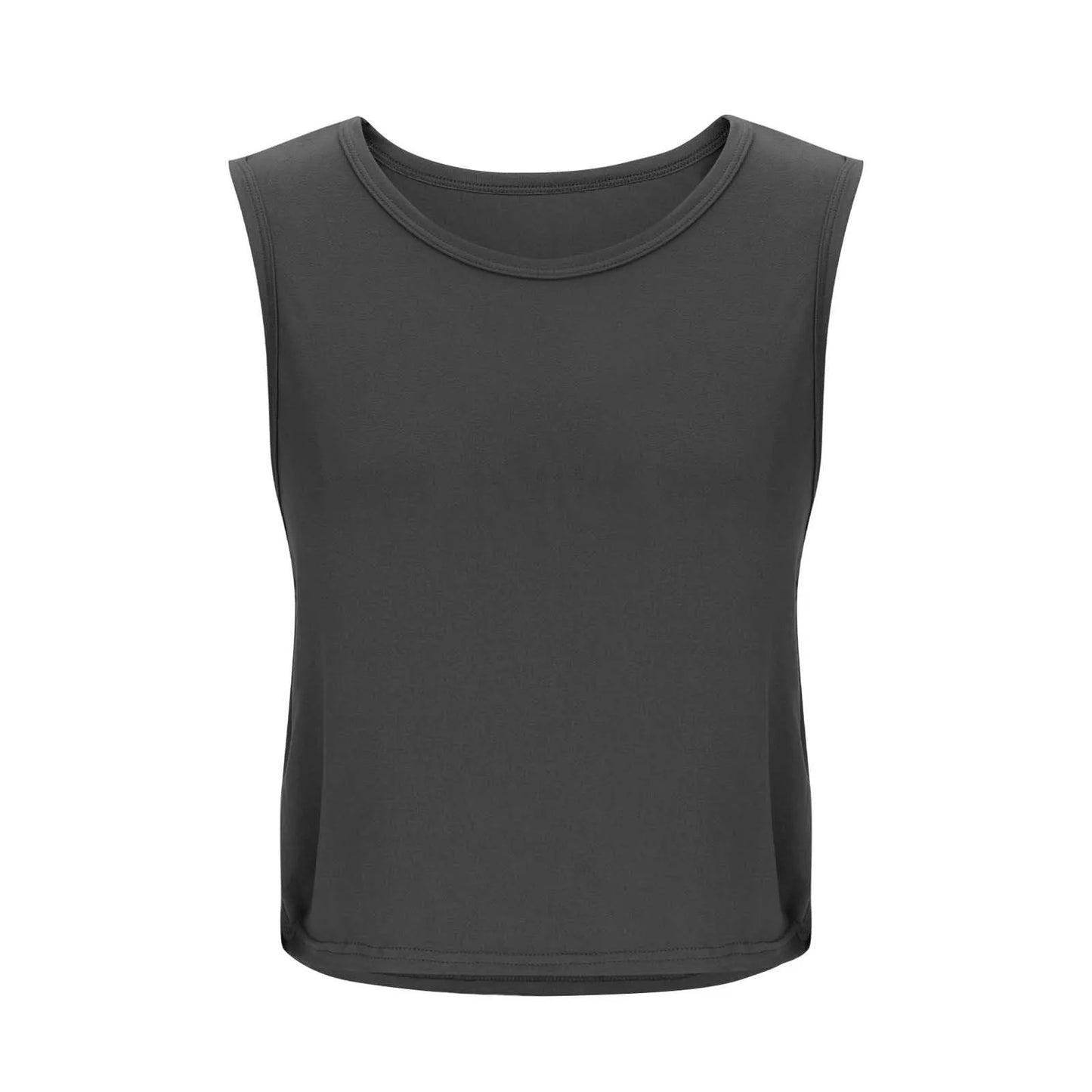 Women Sleeveless Yoga Top Breathable Gym Vest Tank Crop Top Running Tee