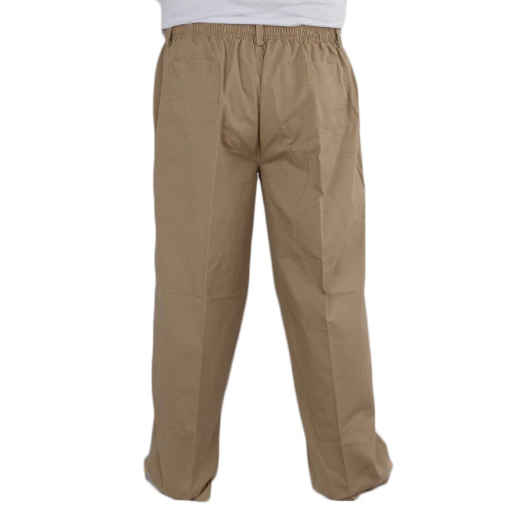 Plus size 8XL 11XL 12xl middle-aged men's summer thin elastic band high waist cotton casual trousers Dad oversize 9XL 8XL 7XL