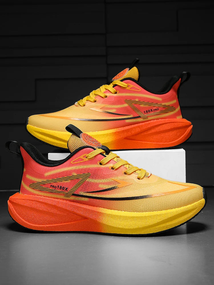 Men Running Shoes Marathon Men's Sneakers Casual Carbon Board Speciality Sports Lightweight Women's Athletic Nonskid Sneaker Men