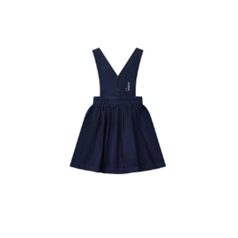 kids dress SS26 new SUMMER girls cute print Denim dresses