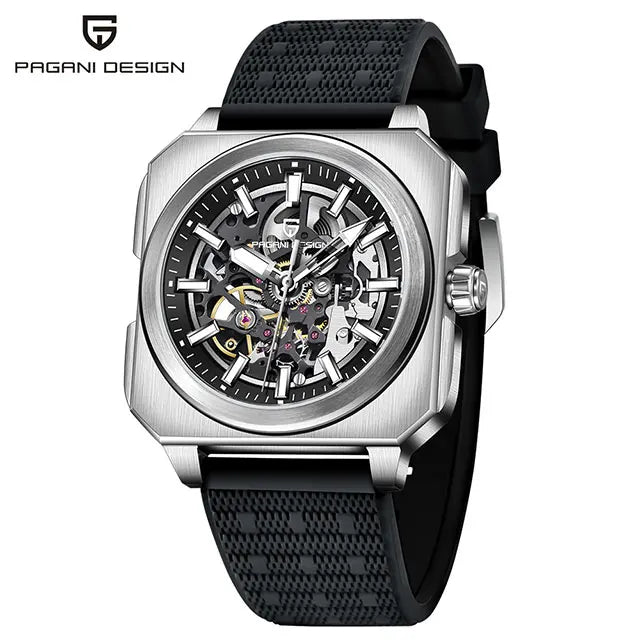 PAGANI DESIGN New Hollowed Men Mechanical Watch Top Brand Sapphire Glass Clock Classic Luxury Waterproof Automatic Men's Watches