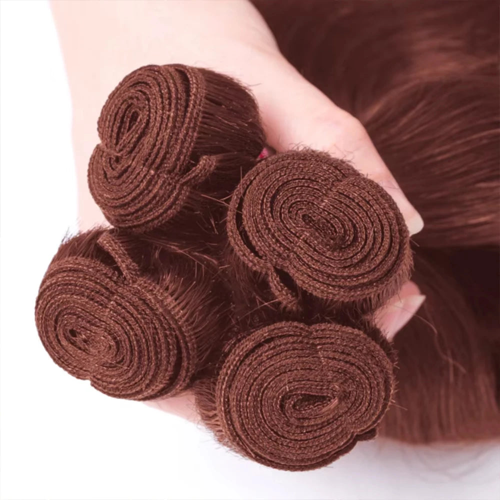 Straight Ombre Burgundy Bundles 1 3 4 Pcs/Lot 99J Dark Wine Red Brazilian Unprocessed Raw Human Hair Weave Extensions For Women