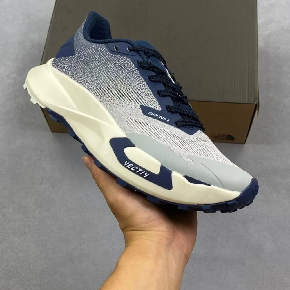 Non-Slip Shock-Absorbing Durable Breathable Cushioned Grip Unisex Trail Running Shoes for Outdoor Hiking Walking Casual Travel