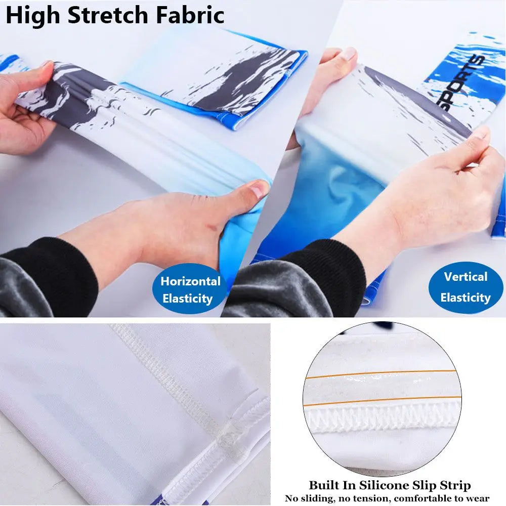 Sportswear Summer Cooling Basketball Sun Protection Outdoor Sport Arm Cover Arm Sleeves