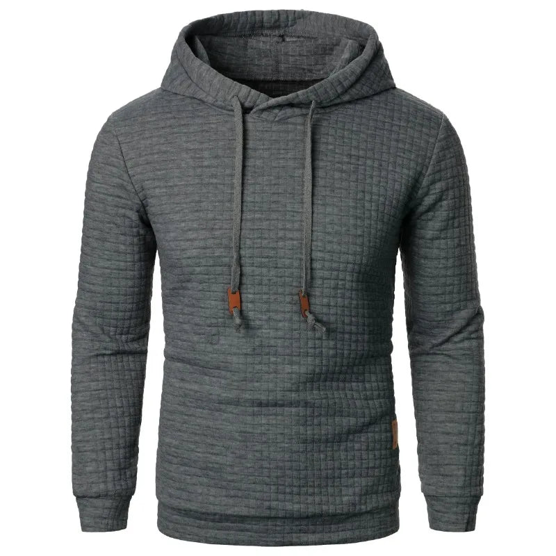 New Outdoor Men's Long Sleeve Hoodie Sweatshirts Autum Breathable Solid Color Coats Sport Streetwear Pullover Tracksuit Men