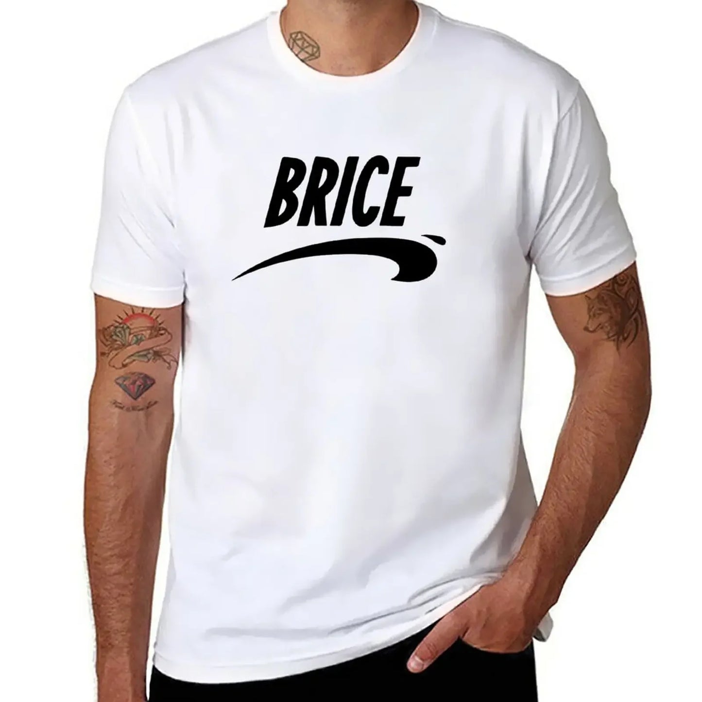 Brice from Nice T-Shirt graphics t shirt Short sleeve tee summer clothes black t shirts for men