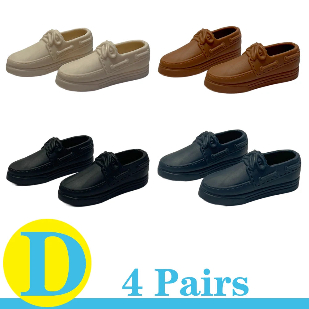 NK MIx 1/6 Doll Shoes Clothes 12 Inch Man Dolls Accessories 30CM Princess Doll Boots Fashion Leather Sneaker Slipper Gfit Toy JJ