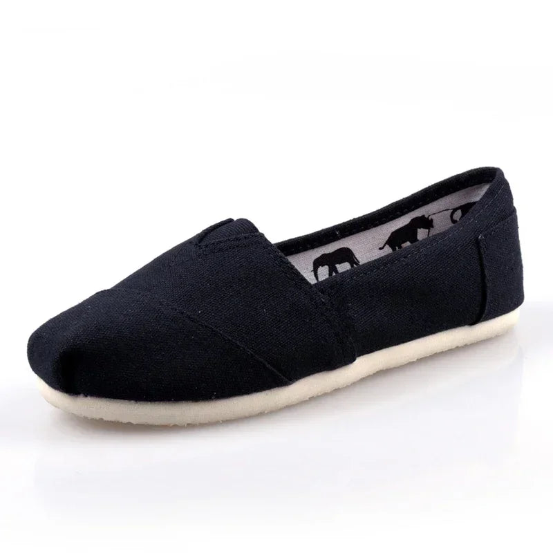 2025 Summer Blue Loafers Men Classic Canvas Flats Shoes Women Comfortable Breathable Men Casual Shoes Slip-on Espadrilles