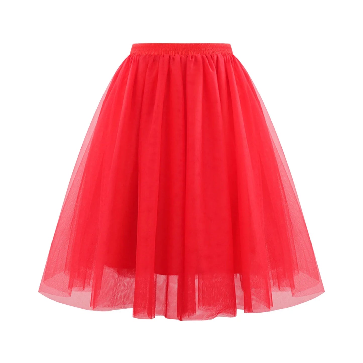 Tutu Skirt For Women 50s Skirt Retro Party Tulle Ballet Rockabilly Petticoat Underskirt Dance Dress Cosplay Mesh Skirt