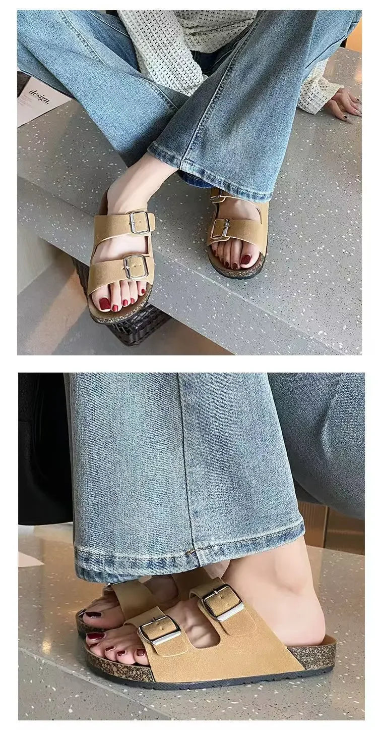 Fashionable modern men's and women's sandals are comfortable and versatile for summer, beach, and outdoor use