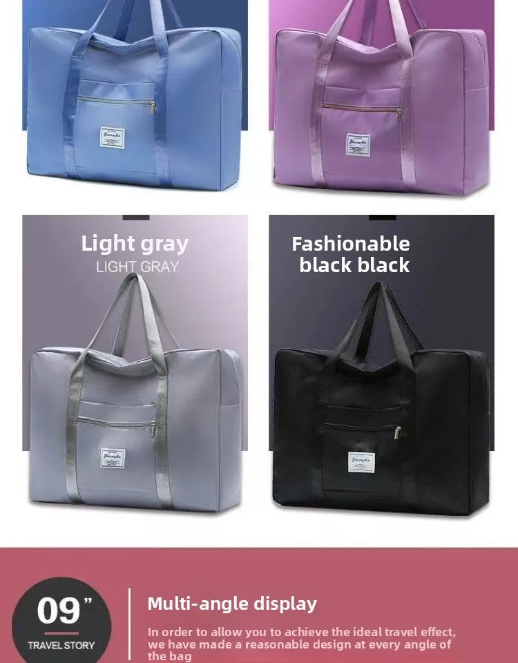 Large Capacity Casual Handbag for Men And Women Student Clothing Storage Bag Maternity Bag Travel Bag Polyester Material