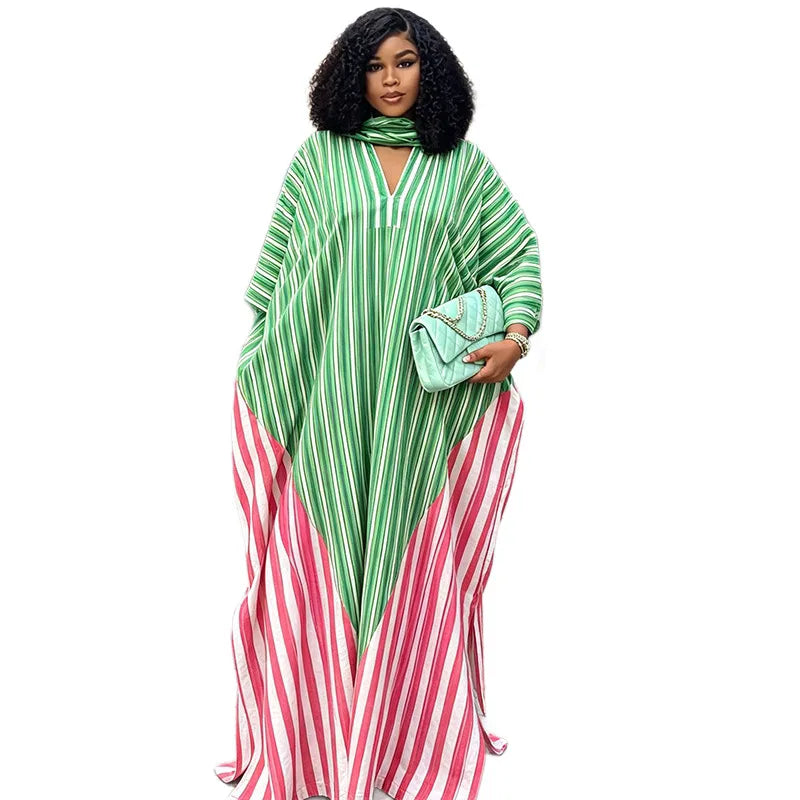 African Dresses for Women Traditional Africa Clothing Dashiki Ankara Gown Abayas Robe Muslim Kaftan Maxi Long Dress Outfits
