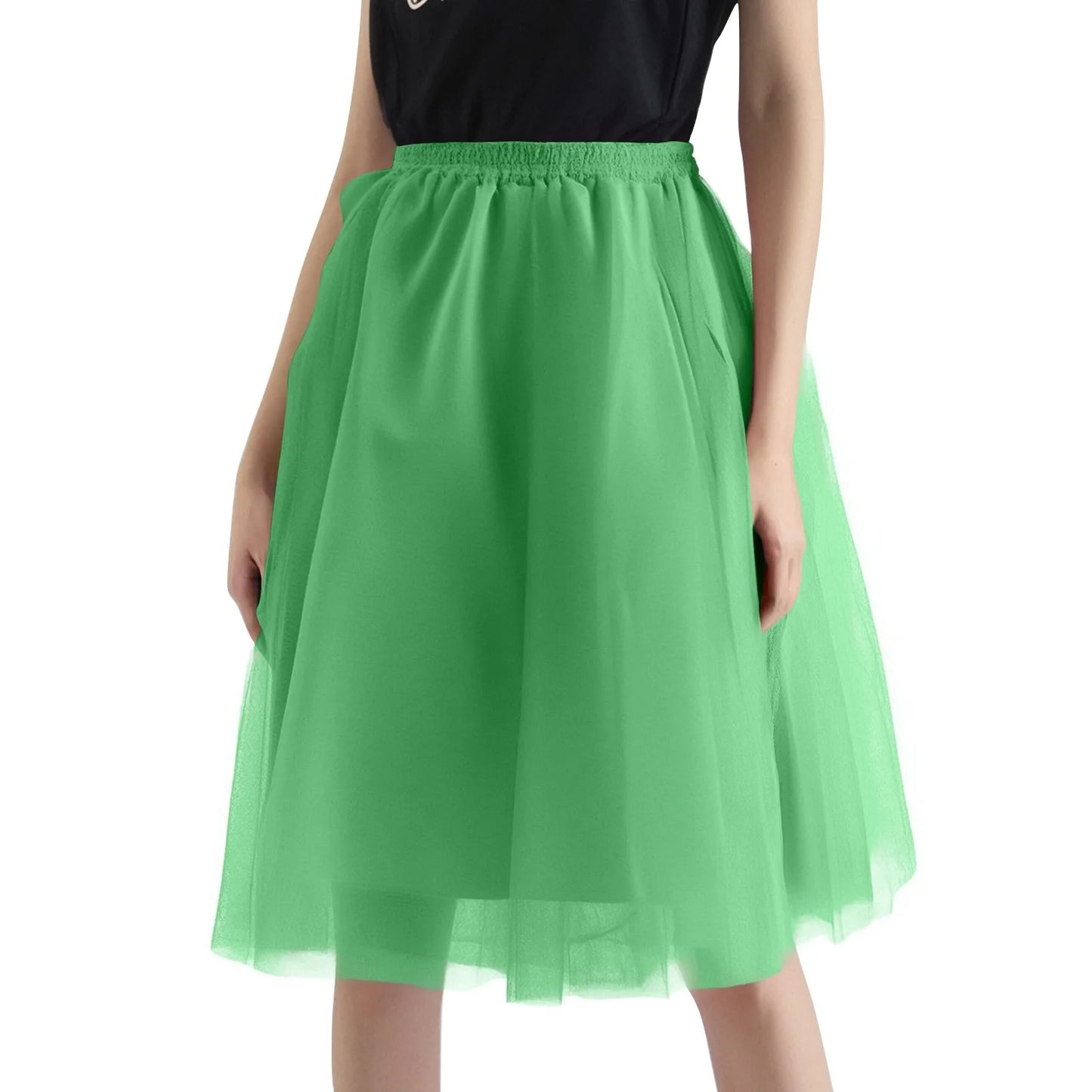 Tutu Skirt For Women 50s Skirt Retro Party Tulle Ballet Rockabilly Petticoat Underskirt Dance Dress Cosplay Mesh Skirt