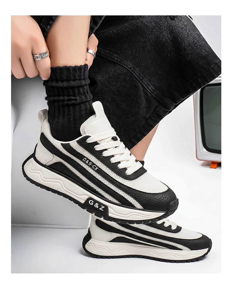 Brand Protection 2026 New Men's Lightweight Non-slip Breathable Wear-resistant Running Sports Fashion Versatile Casual Shoes
