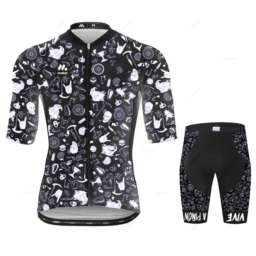 Cycling Jersey Set Team Racing Bike Clothes Summer Mountain Bicycle Clothing Men's Sports Mallot Ciclismo Hombre Fashion Clothes