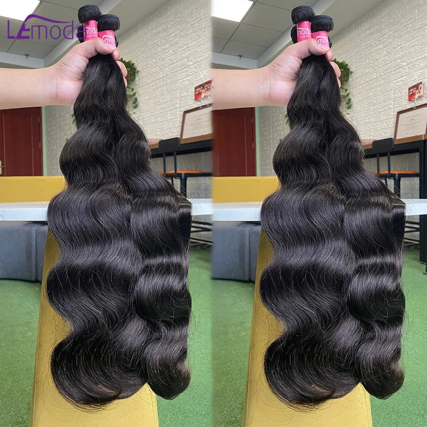 Body Wave Human Hair Bundles Hair extension 100% Human Hair Bundles Unprocessed Weave 1/3/4 Pcs/Lot Brazilian Lemoda Remy Hair