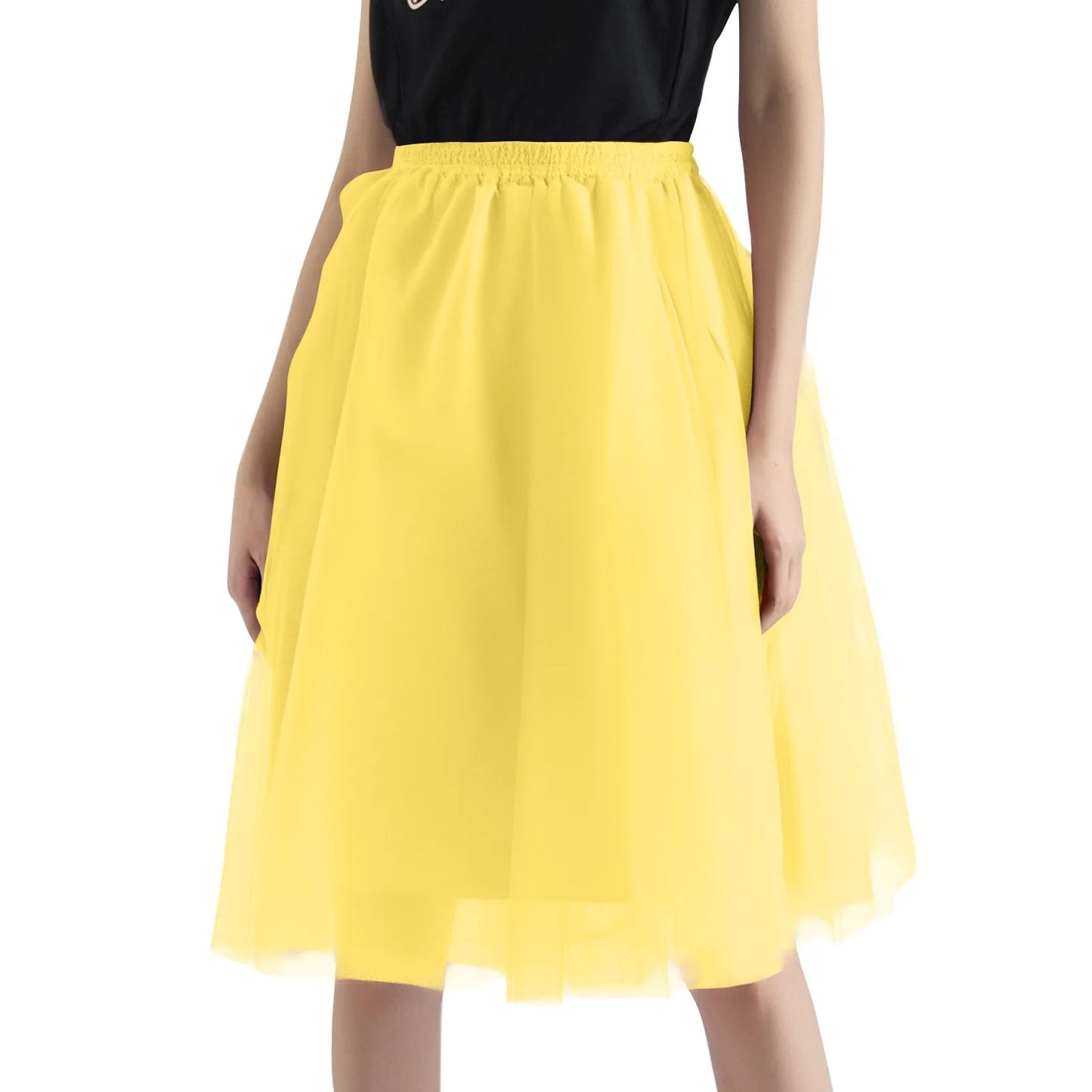 Tutu Skirt For Women 50s Skirt Retro Party Tulle Ballet Rockabilly Petticoat Underskirt Dance Dress Cosplay Mesh Skirt