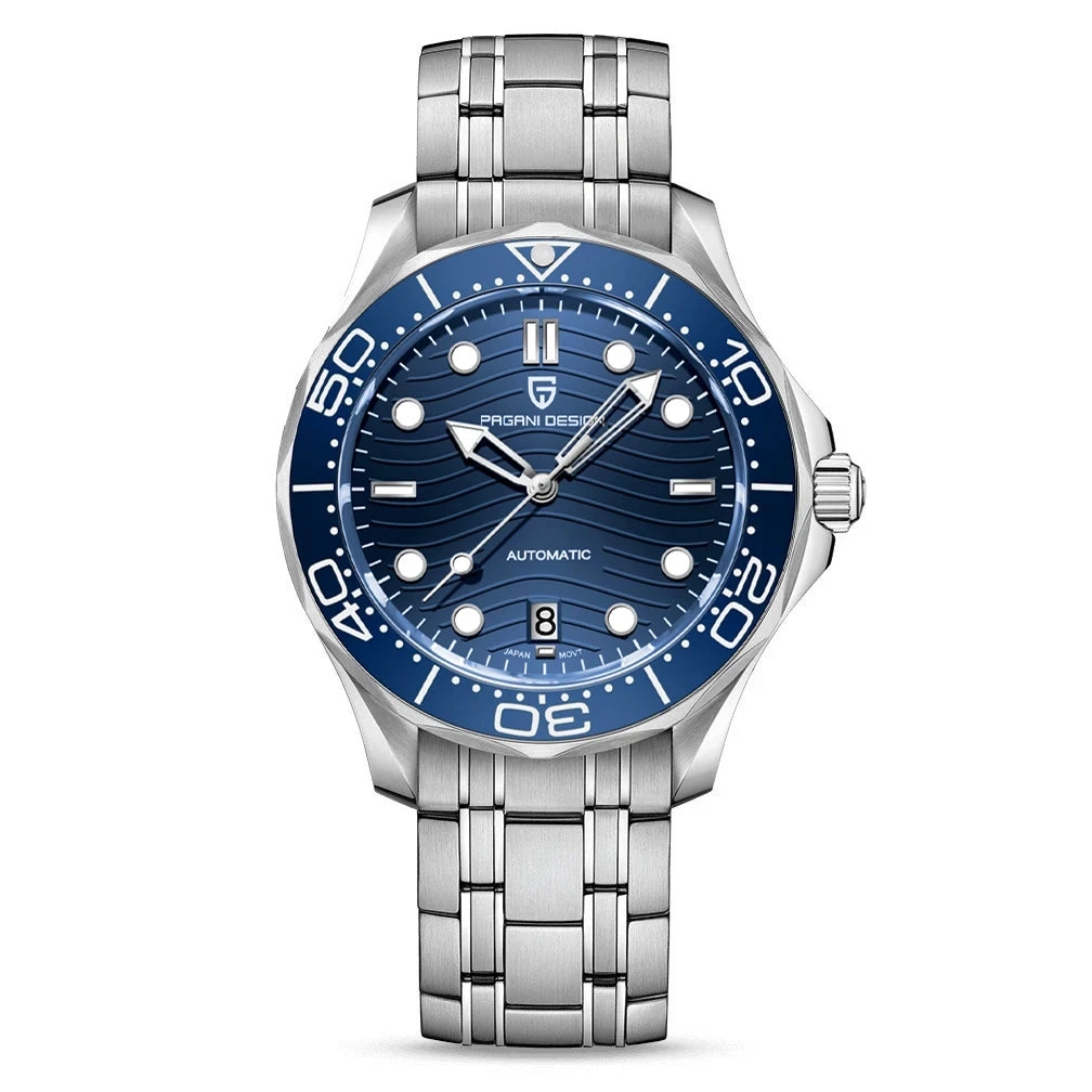 2026 New PAGANI DESIGN Gold Luxury Diving Mens Watches Automatic Watch For Men Mechanical Wristwatches AR Sapphire Ceramic Bezel