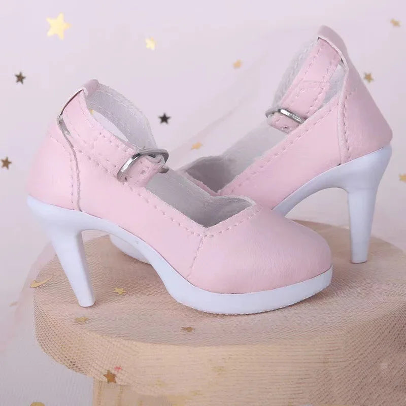 Fashion 60cm Doll Shoes Boots 1/3 Bjd Doll Shoes 7.5cm Foot Wear Simulation Shoes Toy Doll Accessories