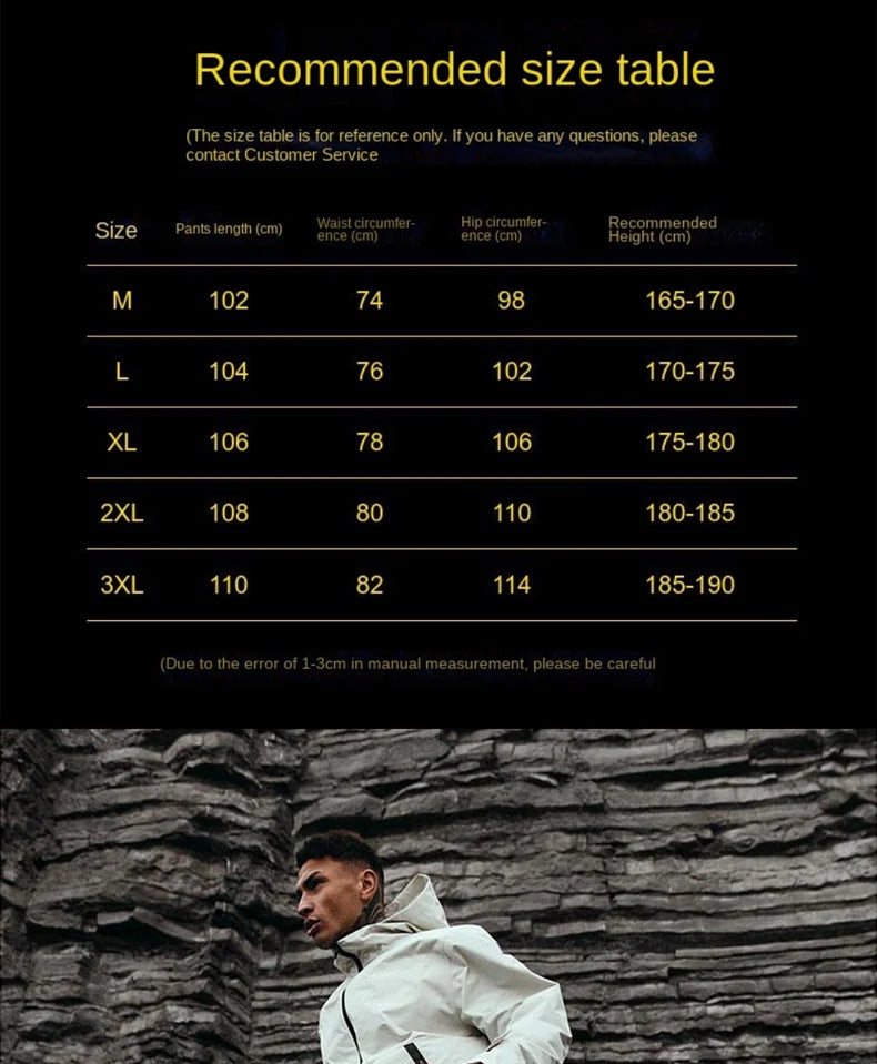 Mens Summer Quick Dry Streetwear Trousers Man Running Joggers Pants Sweatpants Bodybuilding Sports Compression Trackpants