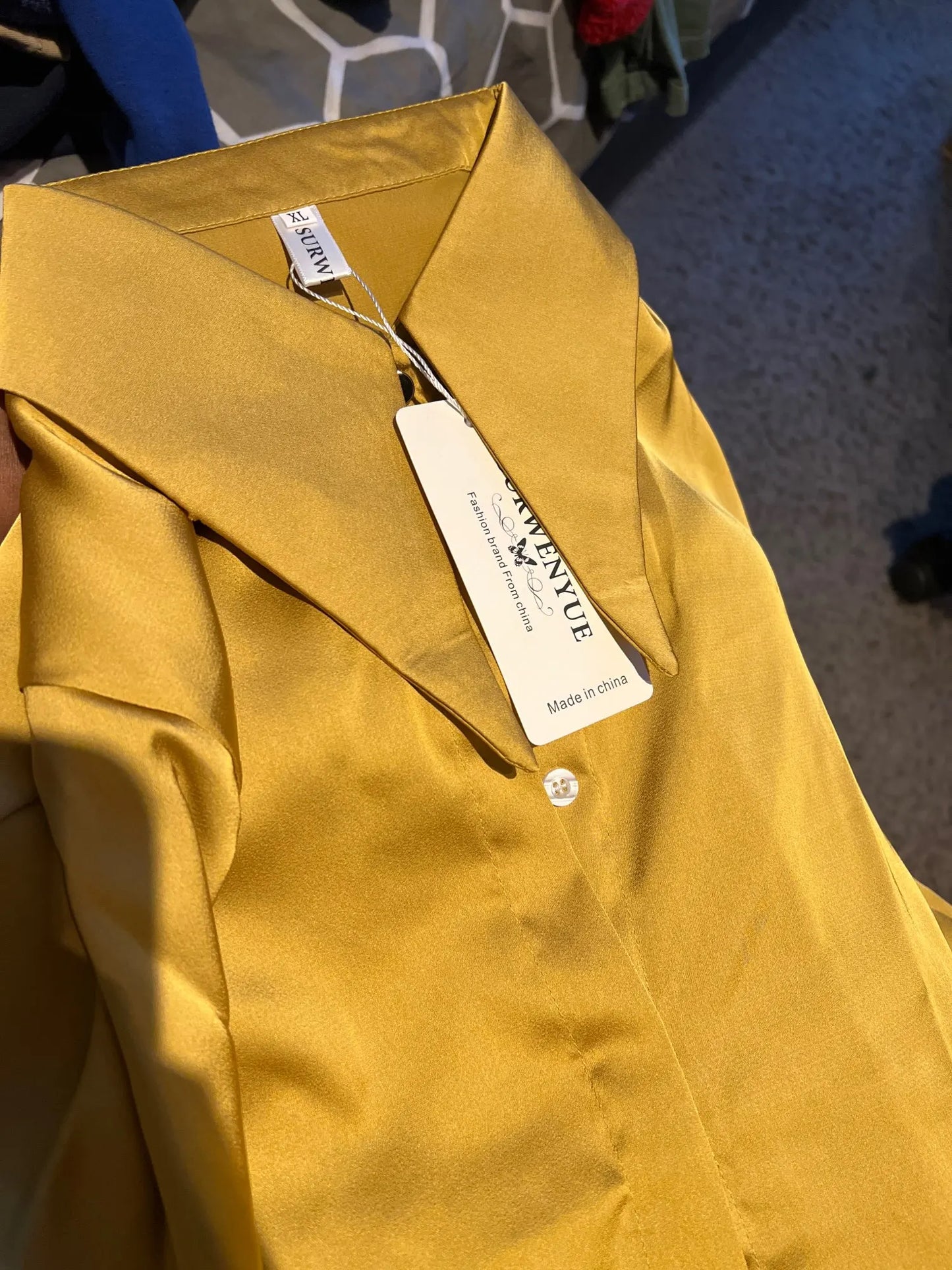 Stylish Elegant Turn Down Collar White Long Sleeve Satin Shirts Fashion Woman Vintage Blouse 2024 Office Lady Tops Blusas 16946
