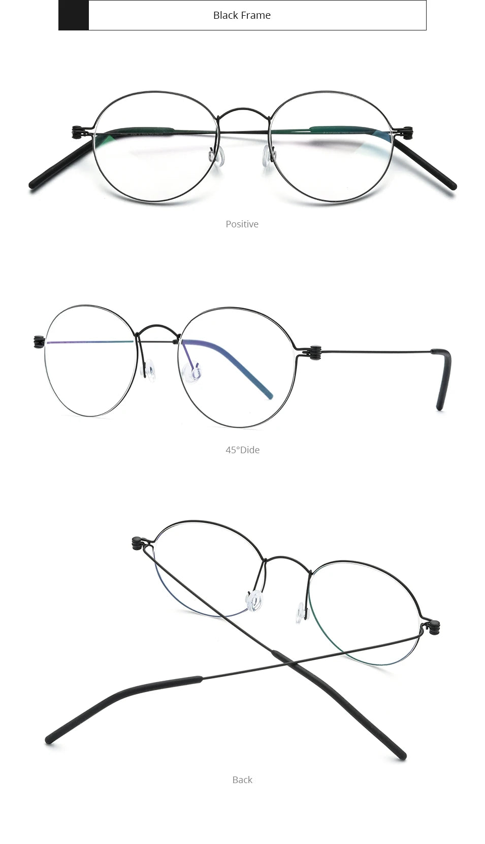 FONEX B Titanium Glasses Frame Women Brand Design Eyeglasses Men Korean Denmark Ultralight-Weight Morten Screwless Eyewear 7510 BAZAARHUBO