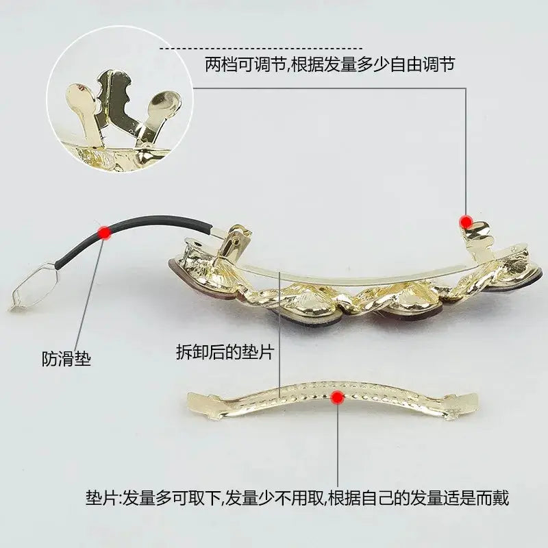 Fashion trendy Large spring hair clips accessories for women clip with a high-end feel and a ponytail hairpin girls hair pin BAZAARHUBO