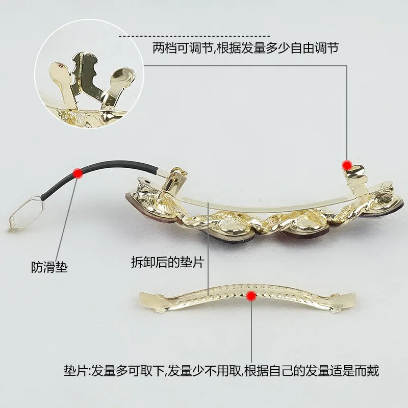 Fashion trendy Large spring hair clips accessories for women clip with a high-end feel and a ponytail hairpin girls hair pin BAZAARHUBO