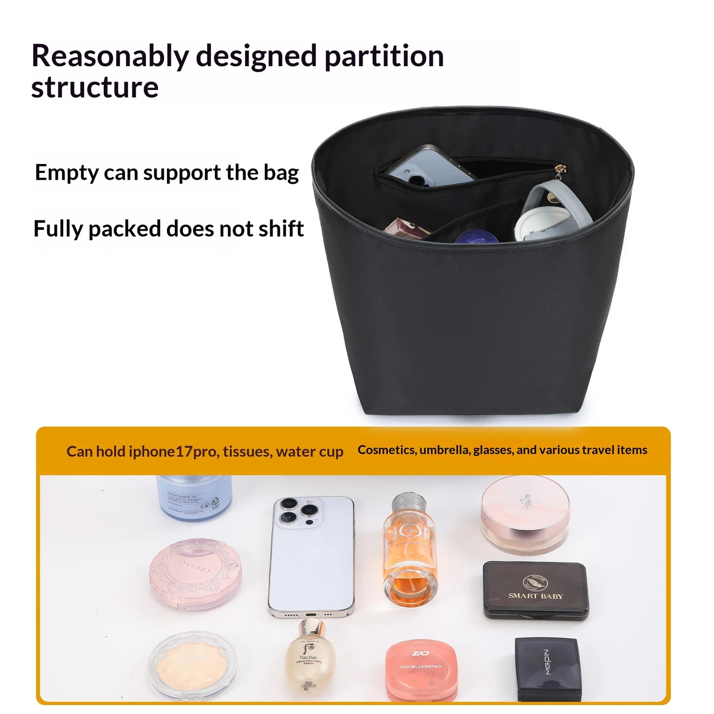 Bag Organizer Insert for Longchamp Enegry Backpack Saint Storage Platinum Bag Support Storage Inner Modification Bag Accessories