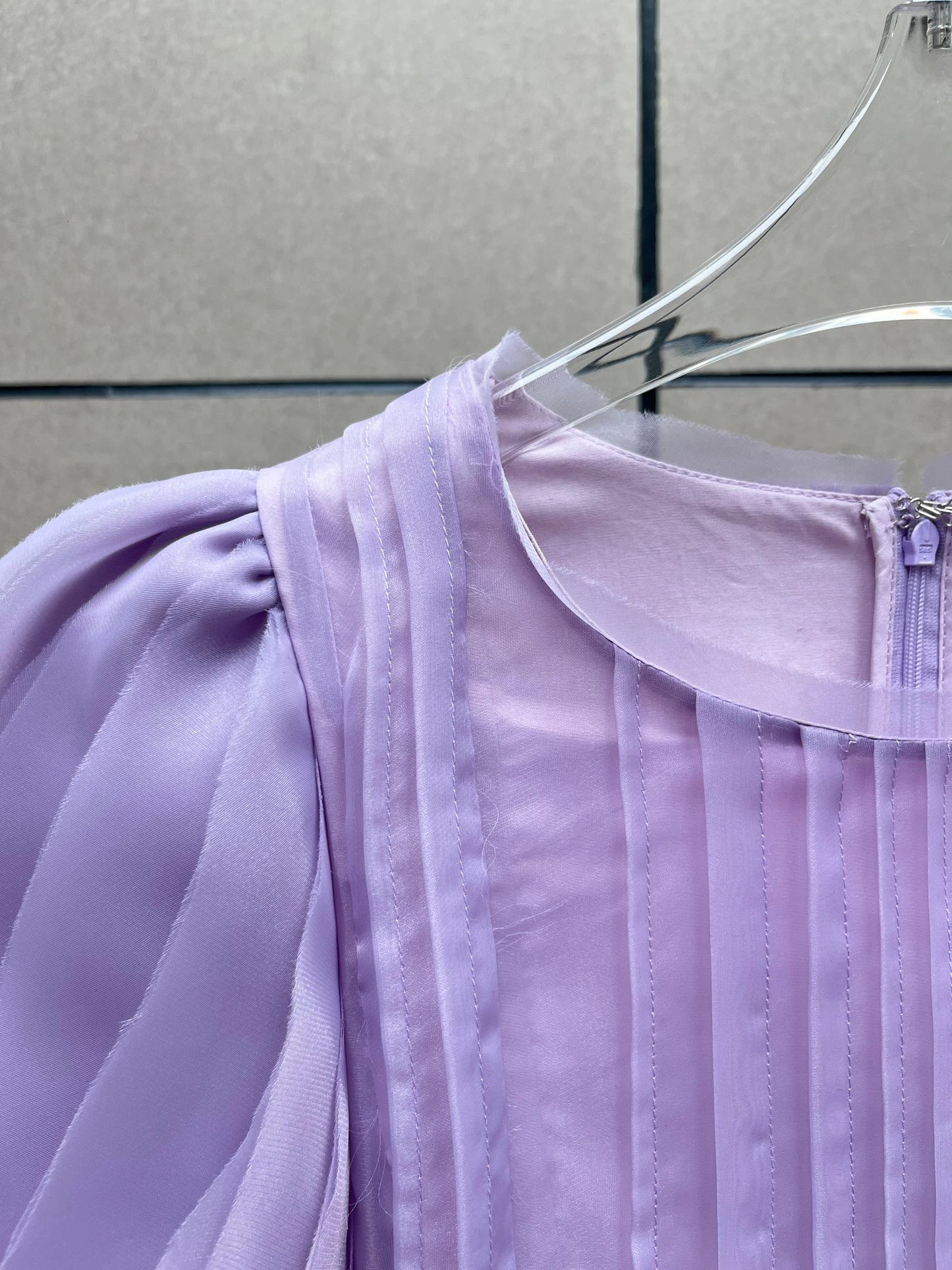 Summer 2025 Women's round NeckDouble Layer FabricHeavy Work Short Sleeve Dress Y2K High Quality Fashion High Street A-Line Skirt