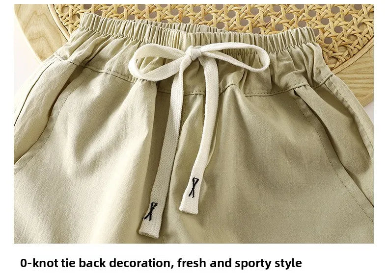 Kids Boys' Workwear Five-Point Shorts 2026 Baby  Thin New Loose Children's Short Summer Casual cargo Pants