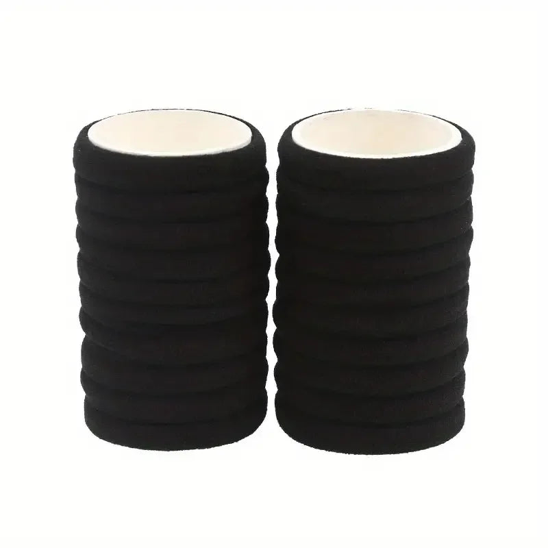 20/50/100pcs Black Hair Bands for Women Girls Hairband High Elastic Rubber Band Hair Ties Ponytail Holder Scrunchies Accessorie BAZAARHUBO