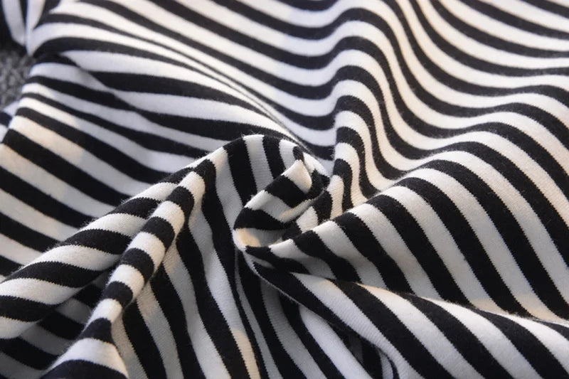 Boys Girls Stripes Sets Summer Kids Short Sleeve Tops+Shorts 2Pcs Children Clothing Suits Fashion Casual Outfits 1-5 Years