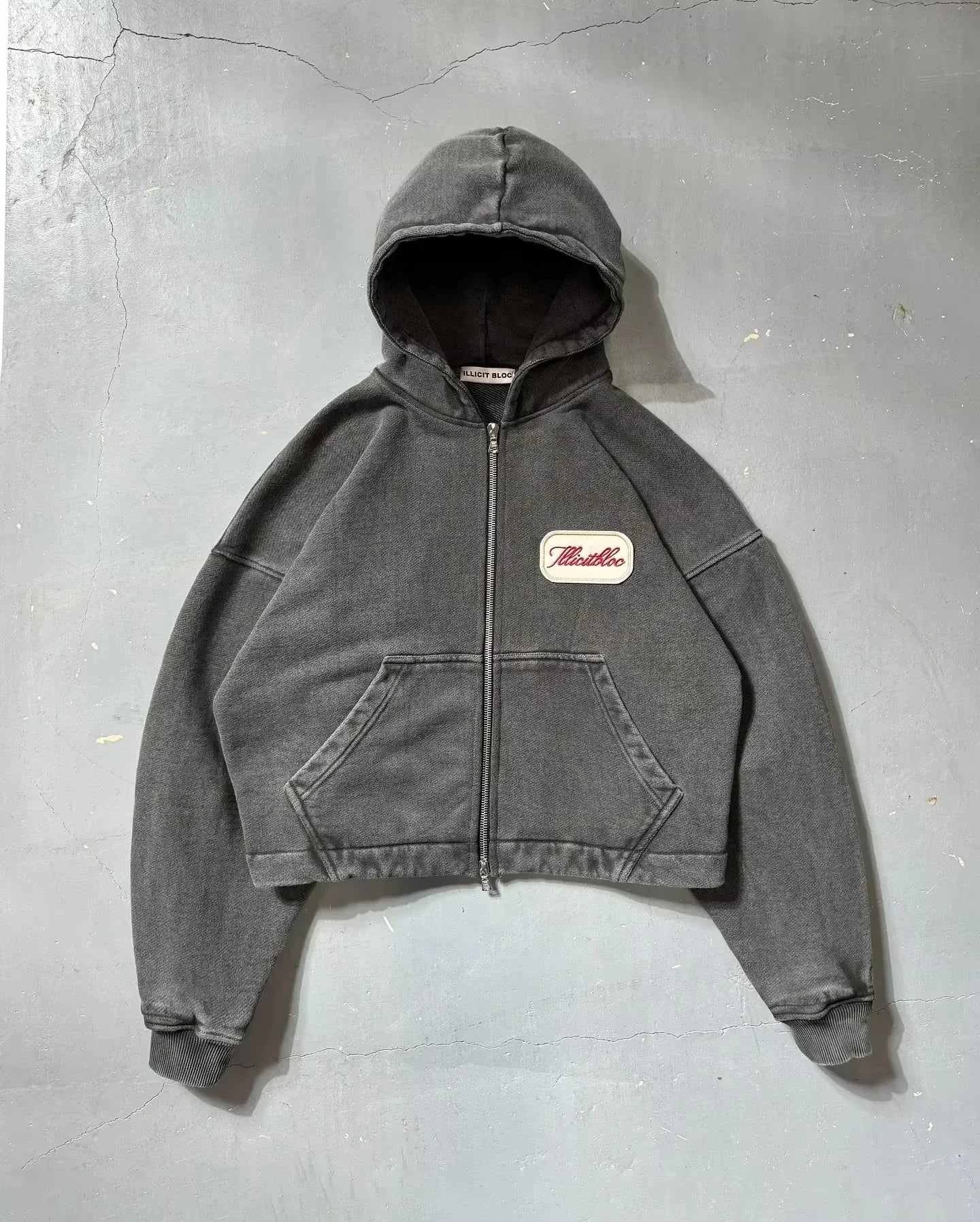 American Fashion Hip Hop Letter Embroidered Zipper Hoodie Men Street Y2K New Casual Loose Fleece Padded Sweatshirt Unisex Hoodie