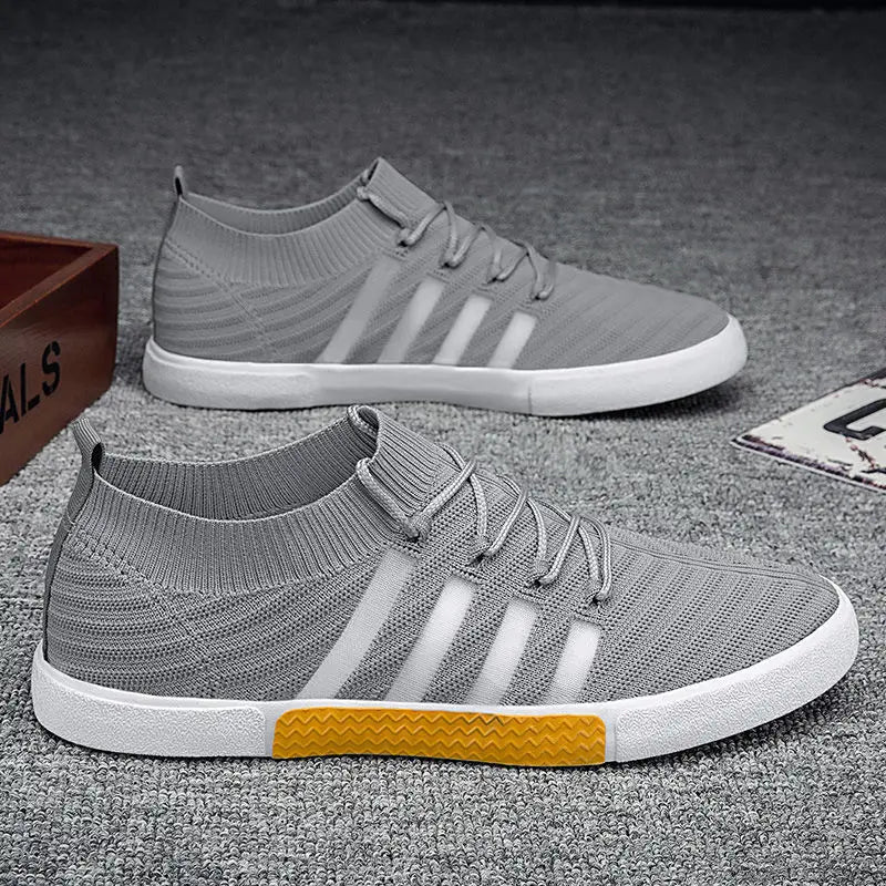 2022 New Super Light Mesh Men Running Sneakers Fashion Trend Lace-up Athletic Shoes Breathable Tenis Masculino Comfort Anti-skid