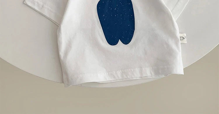 Fashion Baby Fruit Printed Short Sleeve Top Kids Girls Casual Cotton T-shirt Korean Boys' Round Neck Versatile Clothes