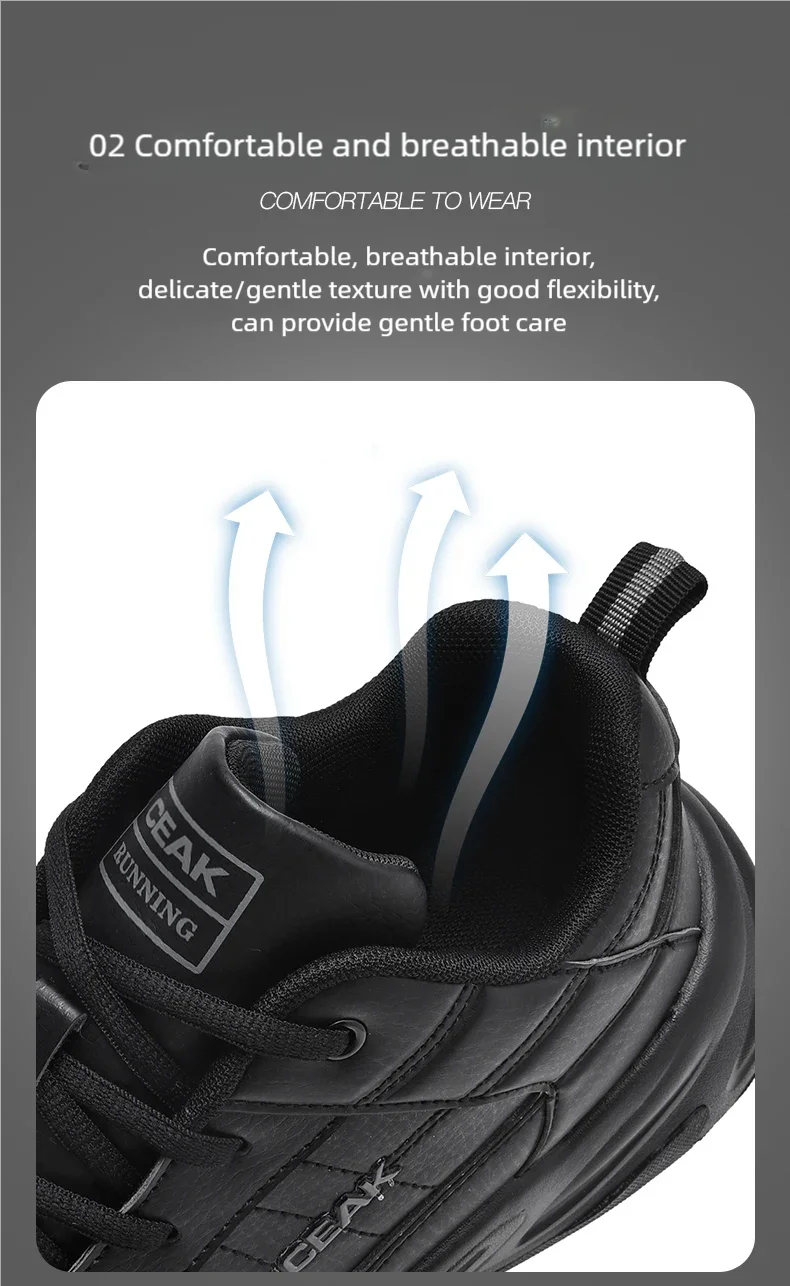 Men's new sports shoes four season casual fashion versatile wear-resistant comfortable thick soled sports shoes running sneakers
