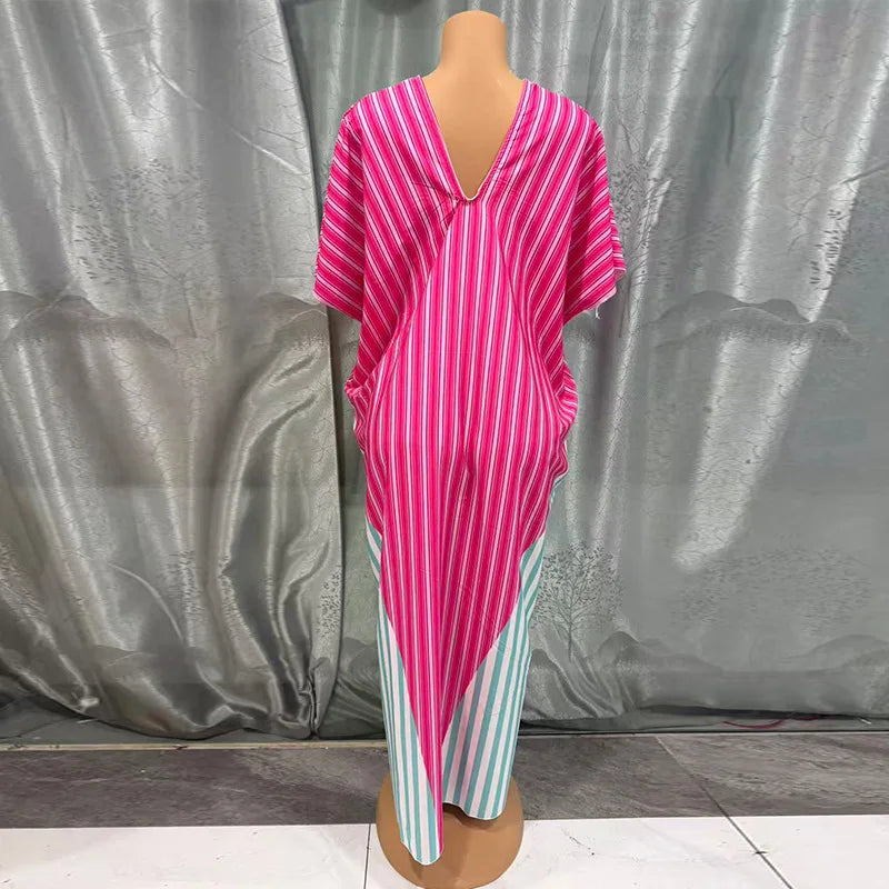 African Dresses for Women Traditional Africa Clothing Dashiki Ankara Gown Abayas Robe Muslim Kaftan Maxi Long Dress Outfits